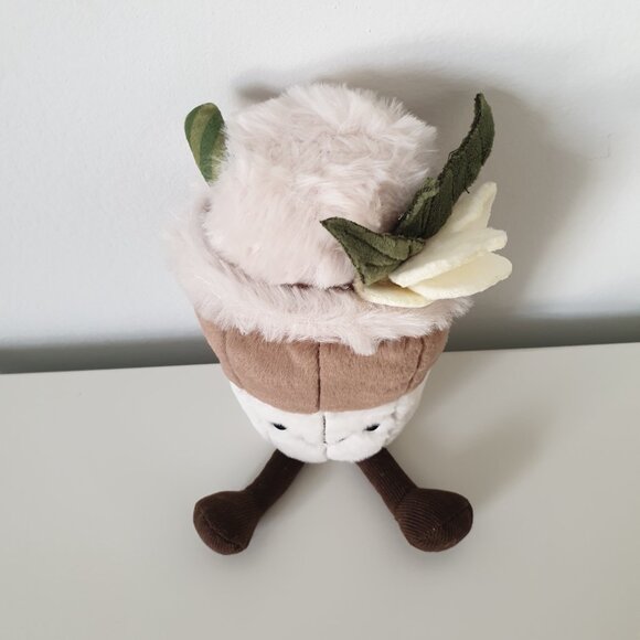 Jellycat Shanghai Amuseables Yulania Latte Exclusive Valentine's Day Plush Toy - Picture 3 of 7